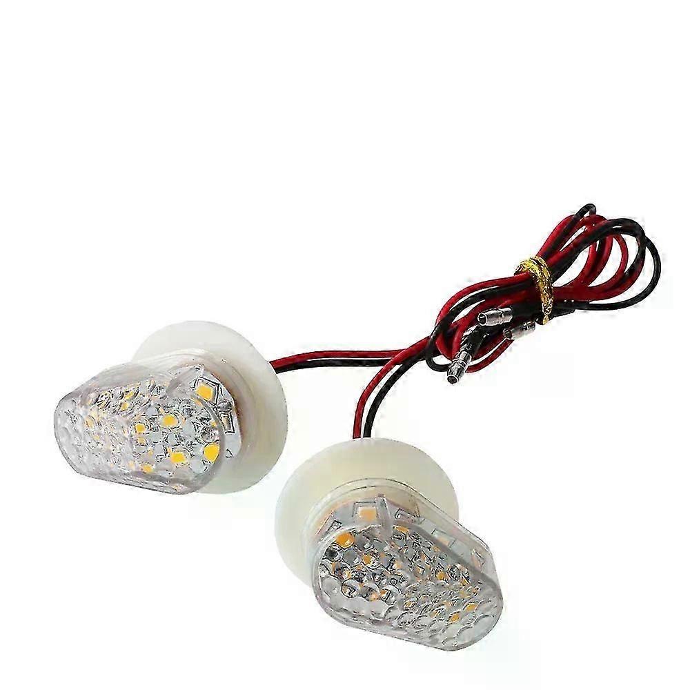 Flush Mount LED Indicator Light Fit For Motorcycle Turn Signal - Compatible with Yamaha YZF R1 YZF R6 YZF R6S FZ1S FAZER 1000 F