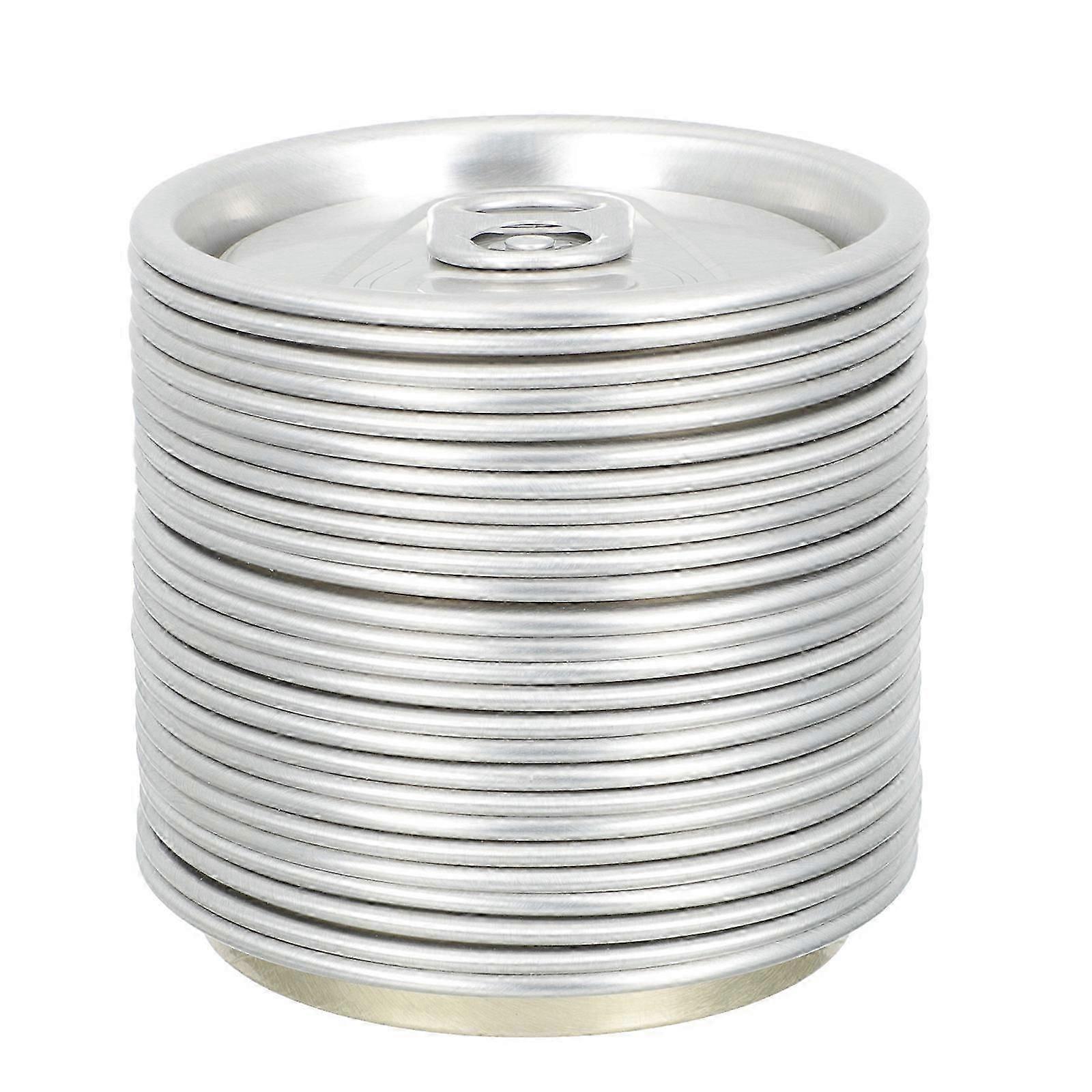 Ring-Pull Can Lids Food Preservation Canning Lid Round Shape 50Pack