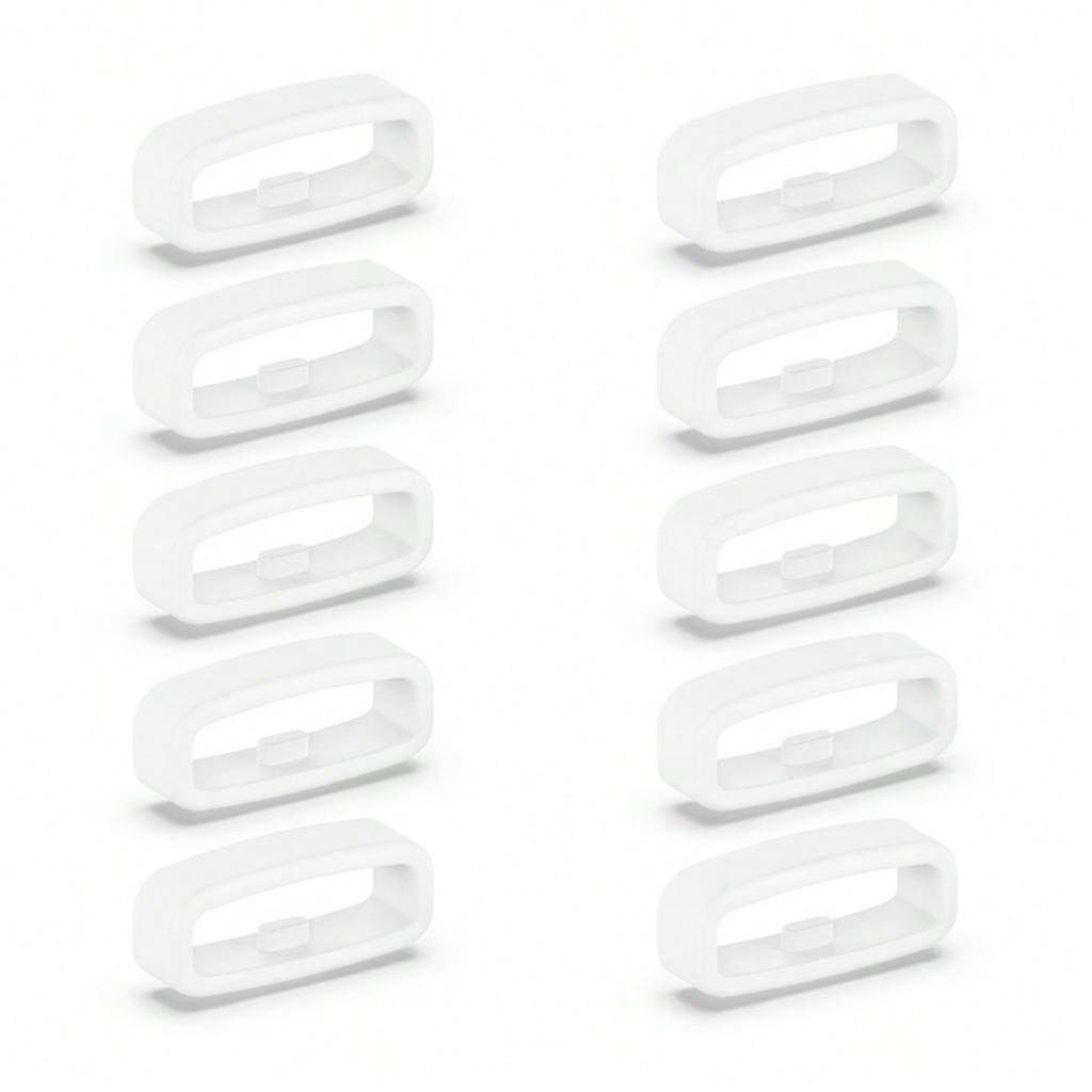 10 قطع حلقات قفل سيليكون 18 مم 20 مم 22 مم معصمه حزام التجنيب للذهابا وإيابا