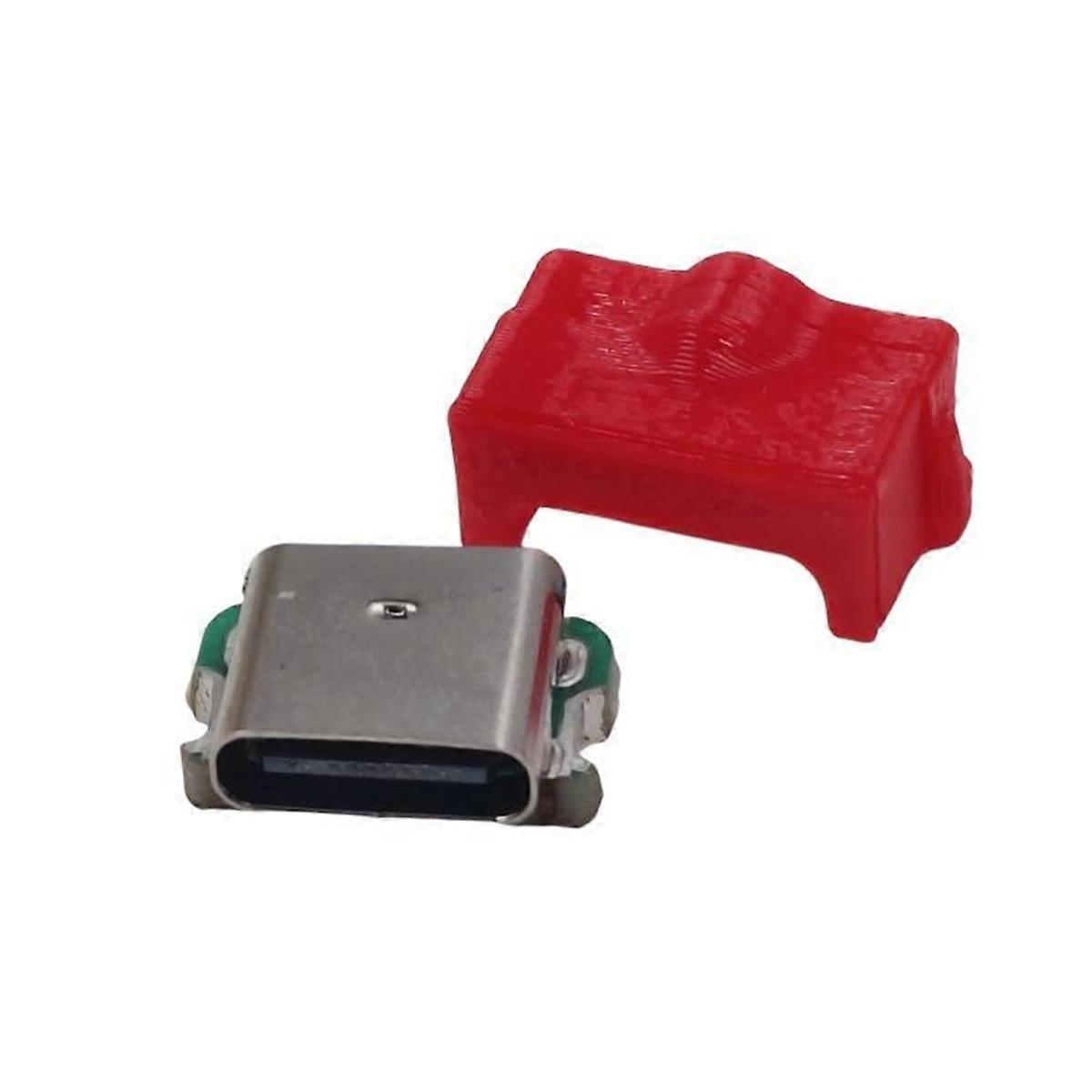 1PC USB-C USB Upgrade Type-C Charging Port Kit for Gameboy Advance SP Type-C Charging Port Socket Connector Red