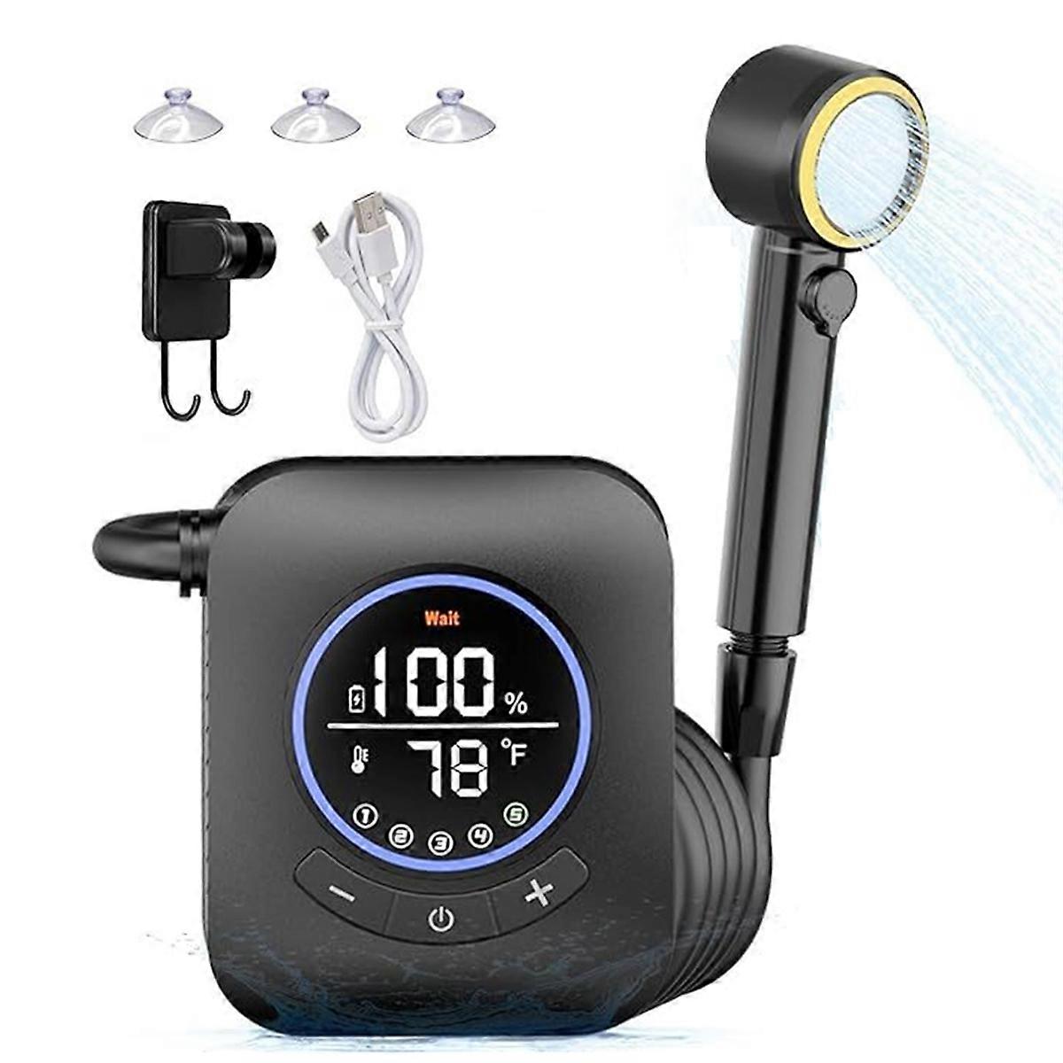 Camping Shower 3.7V 8000mAh Rechargeable Camp Shower