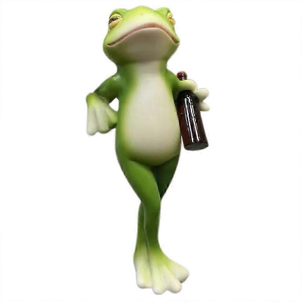Miniature Frogs Figurines Plant Decorations for Pots Versatile for Garden