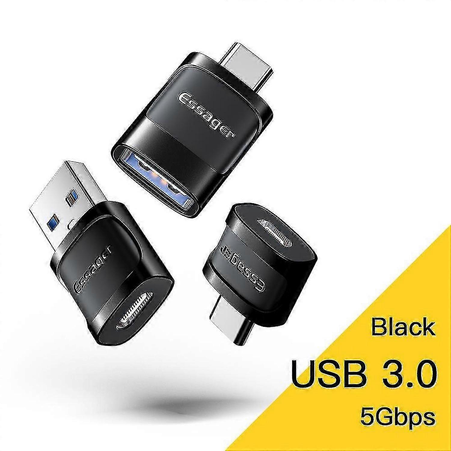 Essager Otg Type C Naar Usb Micro Usb Naar Type C Adapter Otg Usb Naar Type C Adapter Voor Macbook Xiaomi Huawei Samsung Otg Connector