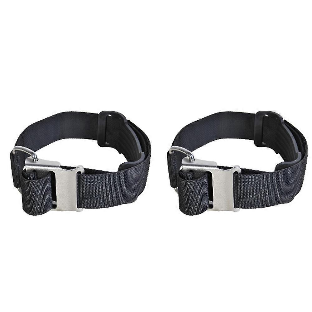 Lot de 2 sangles de bouteille de plongée sous-marine, sangles de bouteille d'air de plongée, sangles de bouteille de bouteille de plongée BCD, fixation de plaque arrière de plongeur