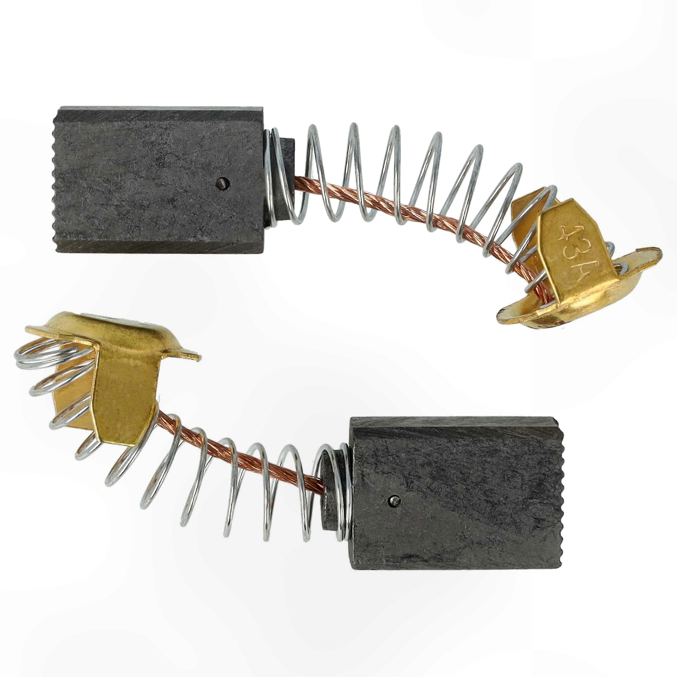 Carbon Brush Set 16x11x7mm with Spring for Angle Grinders and Sanding Tools