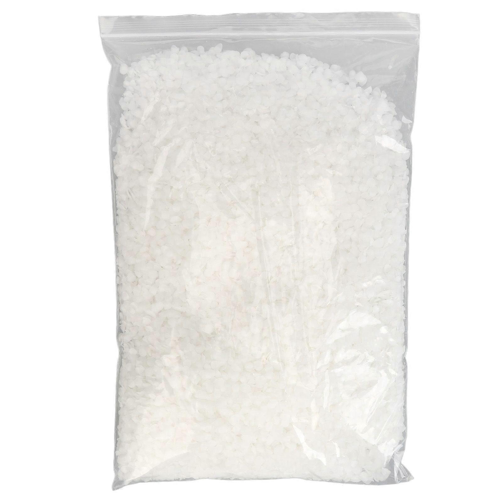 White Beeswax Pellets Cosmetics Material Multipurpose Organic Beeswax for Lip Balm Candle Making 17.6oz