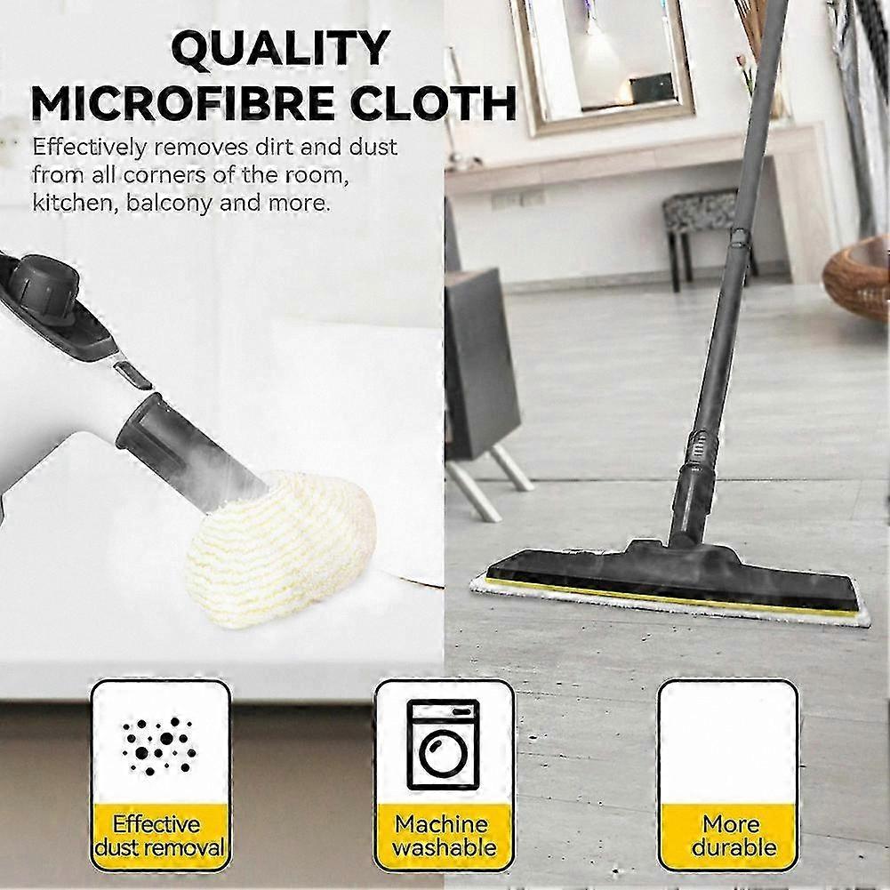Microfiber Cleaning Pads for Steam Mops Compatible with EasyFix SC Series Floor Cleaners