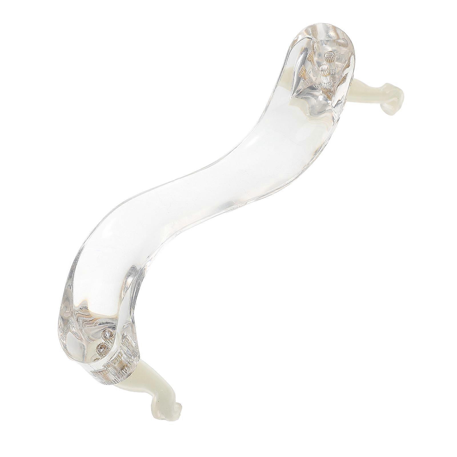 Transparent Violin Shoulder Cushion Pad for Ergonomic Support 2Pcs