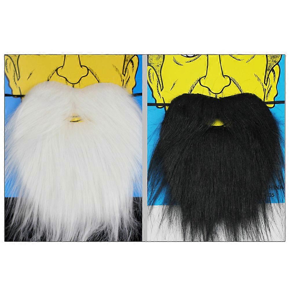 Party Favor Beard Halloween Prop Supplies for Party Use 1Pcs Black