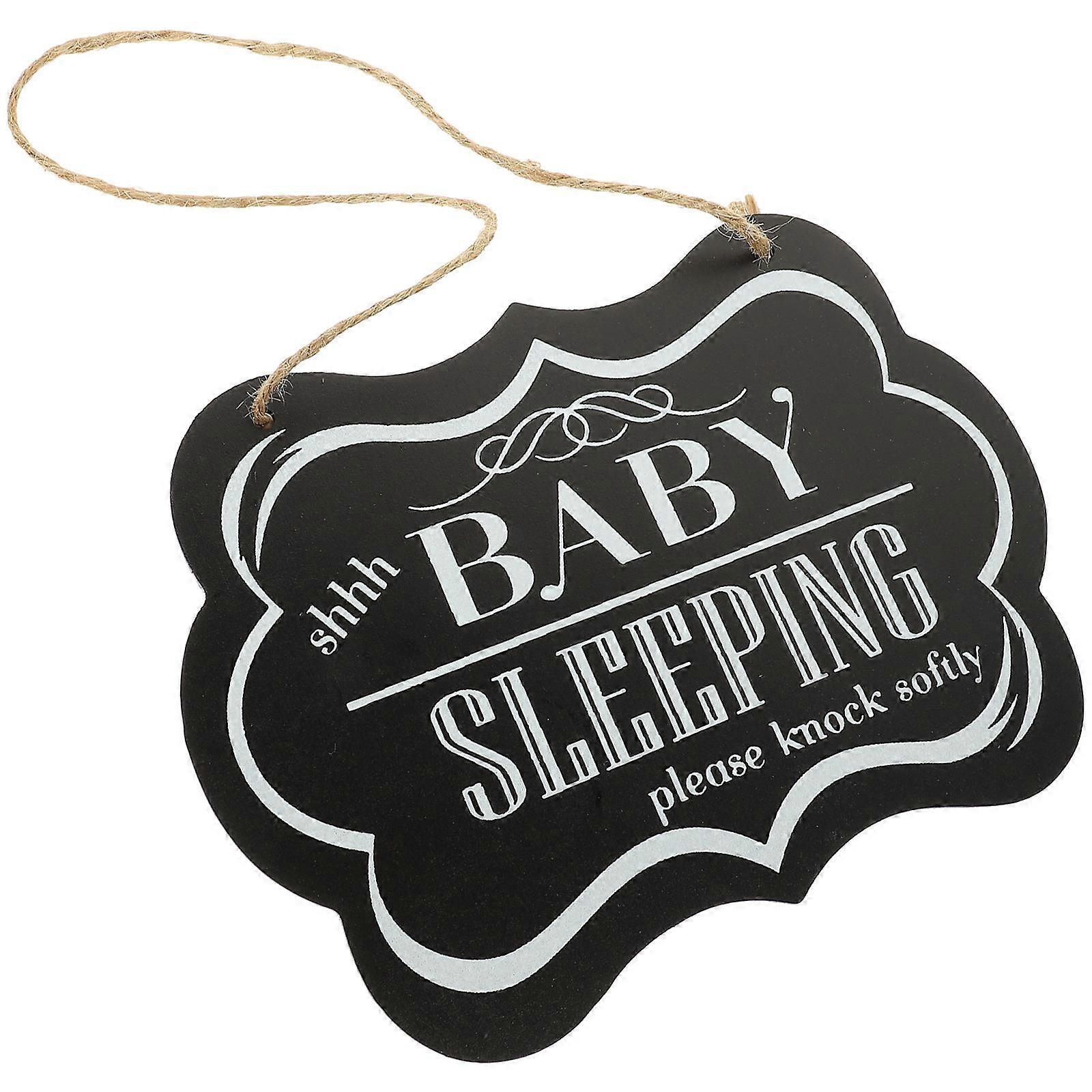 Decorative Wooden Cloud Sign for Baby Sleeping with 3Pcs Set