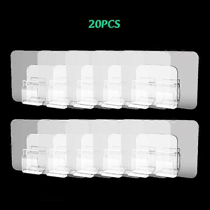 Adhesive Hook Outdoor String Lights Hooks Transparent Home Strong SelfAdhesive Hooks Bathroom Kitchen Hanger Wall Hang Hooks New