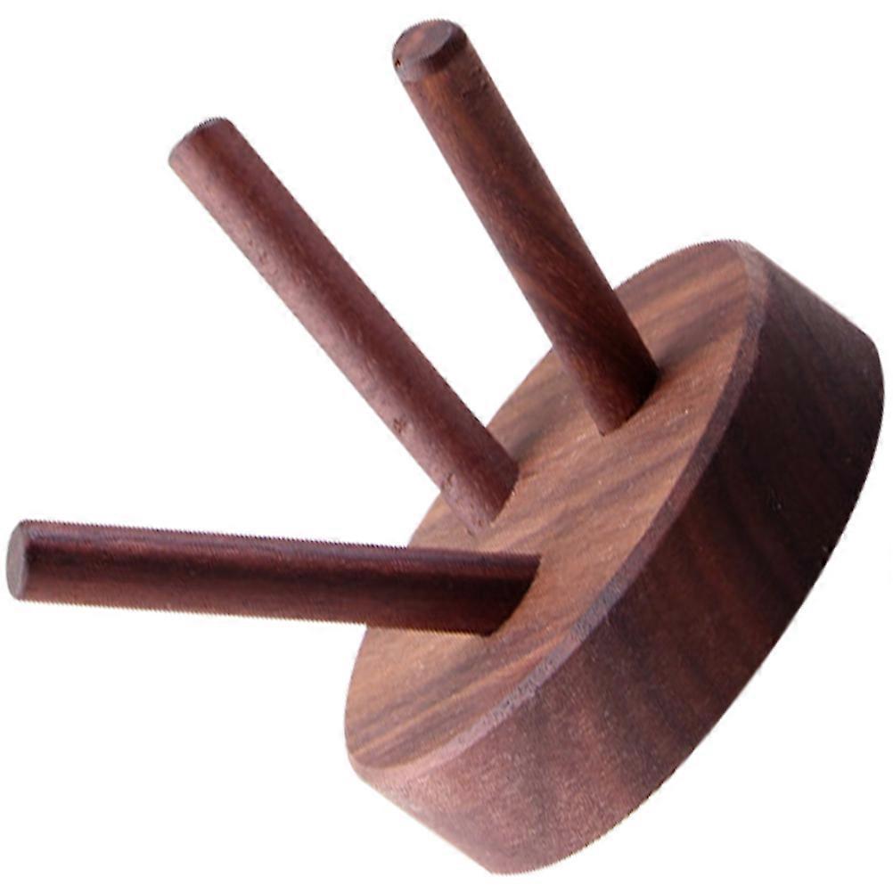 Crystal Ball Stand Wooden Sphere Display Stand for 4Pcs Home Decor