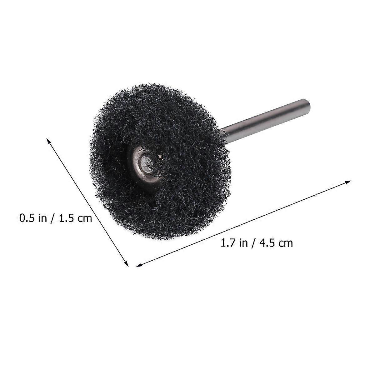Polishing Head for Sanding 50Pcs Black Scouring Pad Double Layer Abrasive Pads
