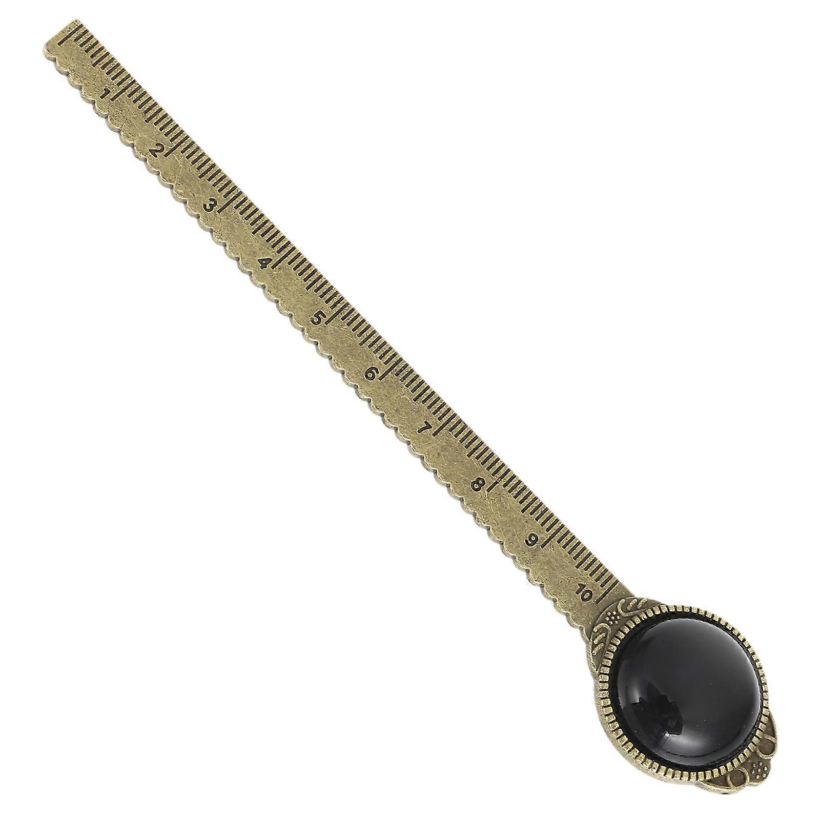 Zinc Alloy Retro Book Marker Reading Tool for Students Size 13x2.5cm 1Pcs