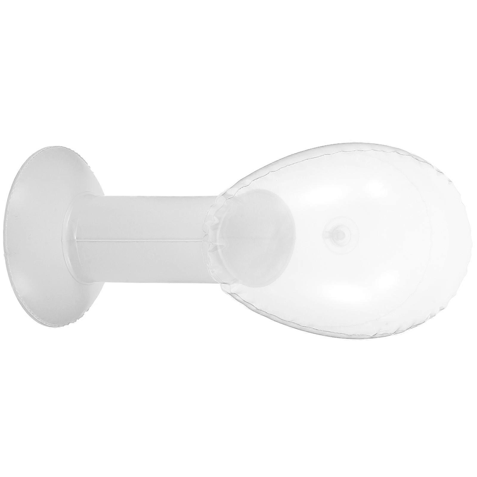 Inflatable Wig Holder Head Stand for Display 2Pcs White PVC Mannequin