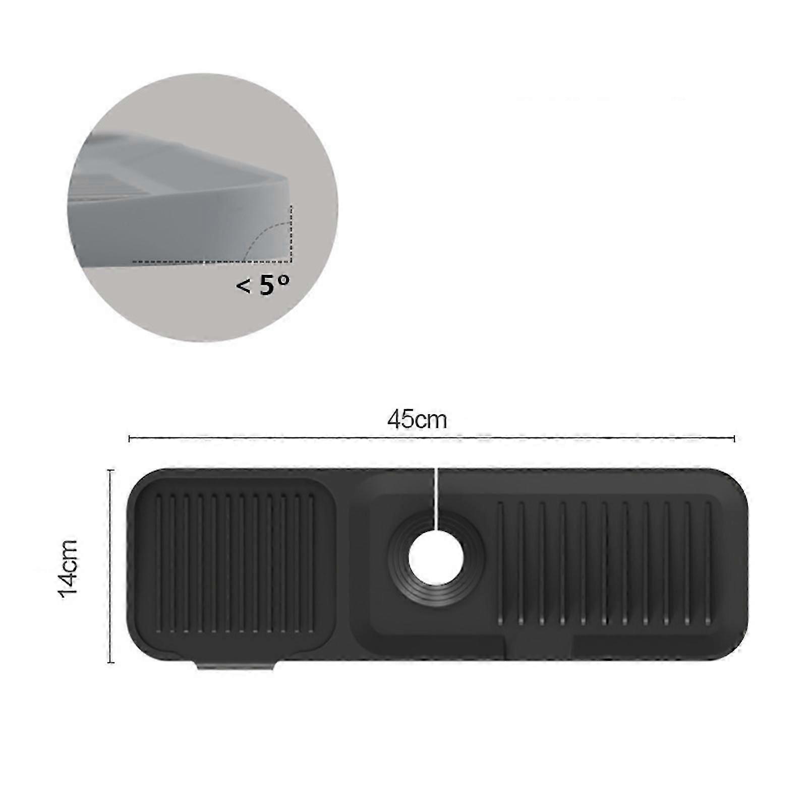 מגן התזה למטבח לכיור, מגן התזה מחצלת ברז כיור סיליקון, מחצלת מגני כיור סופג ברז