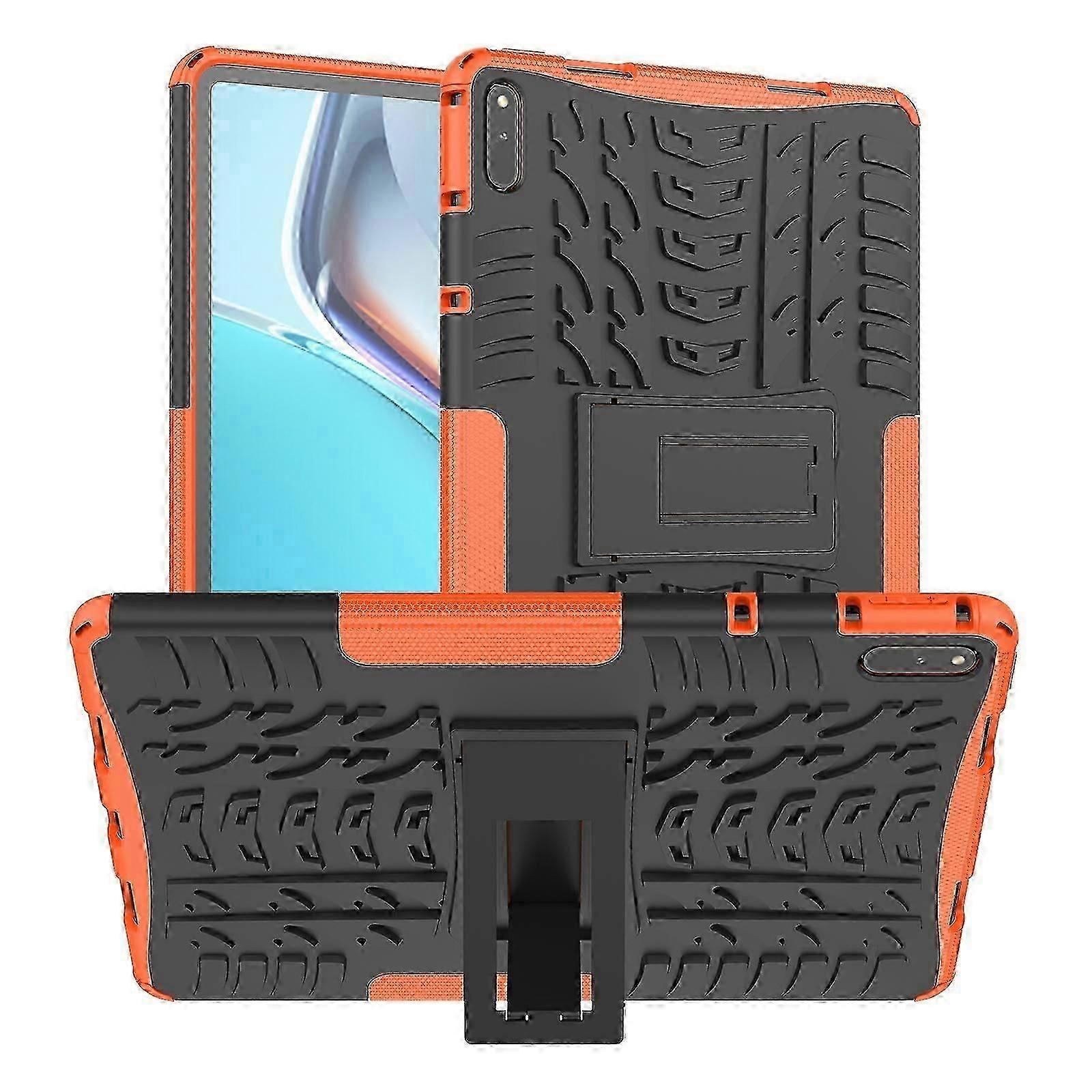 For Huawei MatePad 11 Tire Texture Shockproof TPU+PC Protective Case with Holder