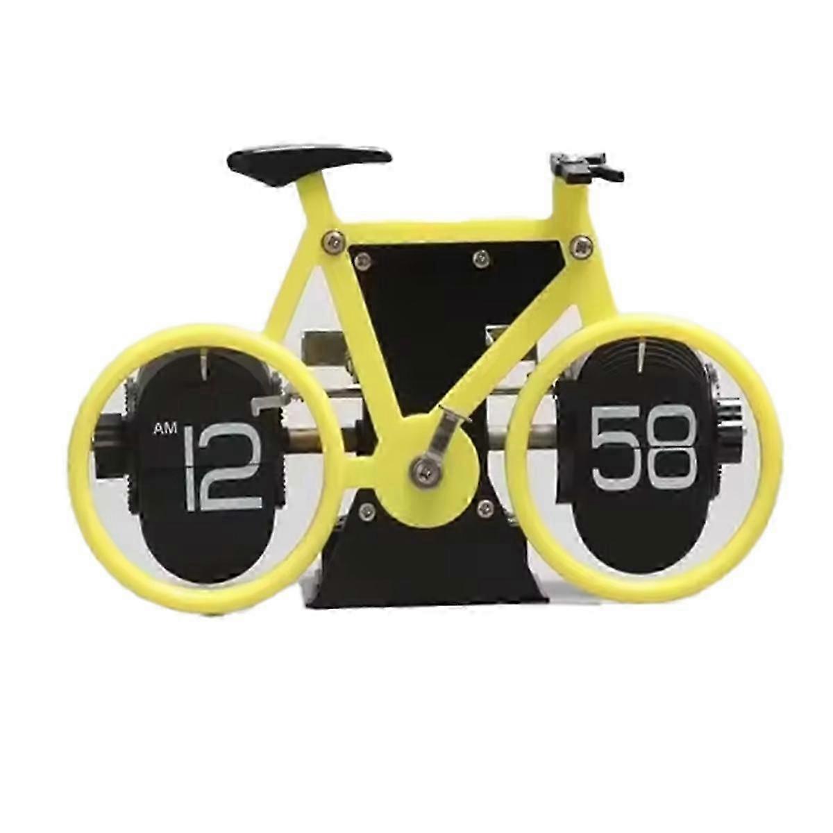 Digital Flip Down Desk Clock Automatic Turning Vintage Design Auto Flip Table Clock Modern Room Hom