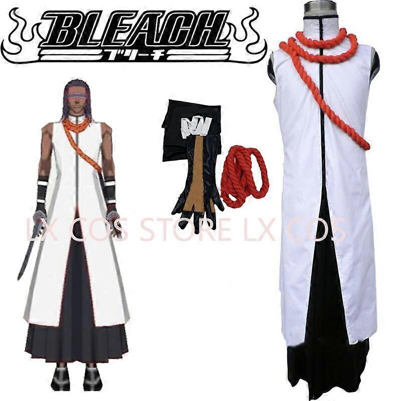 Anime Bleach Kaname Tousen Cosplay Costume Halloween Party Outfits Custom Made