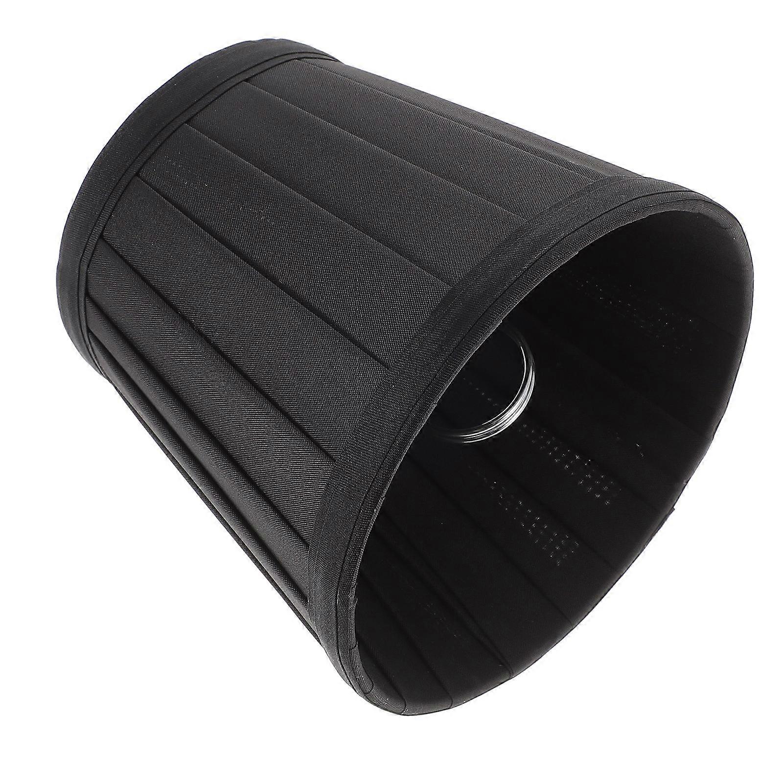Black Barrel Lamp Shade Cloth for Ceiling Lamp 5Pcs European Style Lampshade