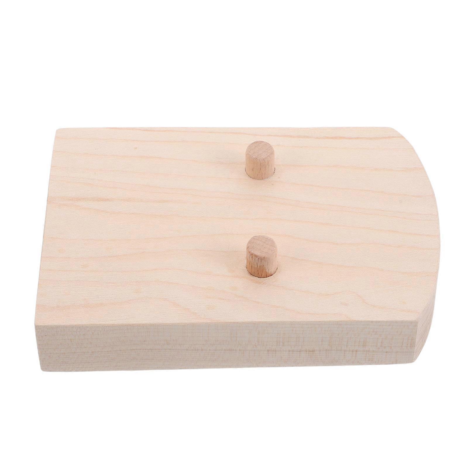 Cello Bridge Support Stand 2Pcs For Luthier Workshop Essential Tool Durable Easy To Use Beige