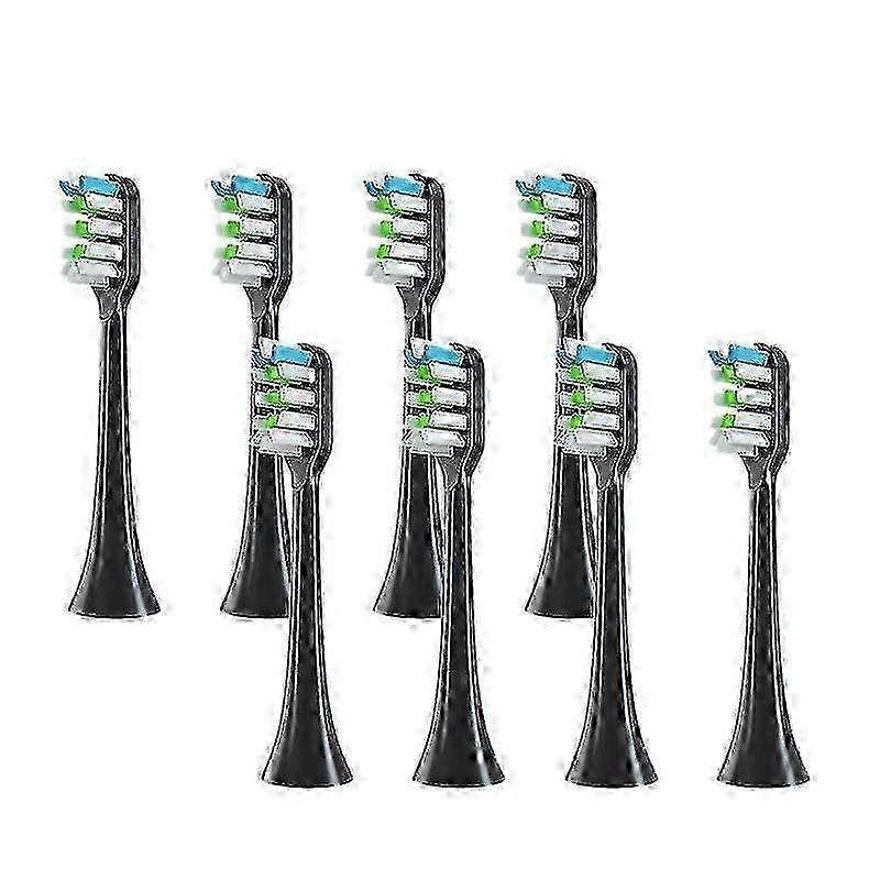 Electric toothbrush heads, 8-piece set, suitable for multiple models, effectively removes dental plaque