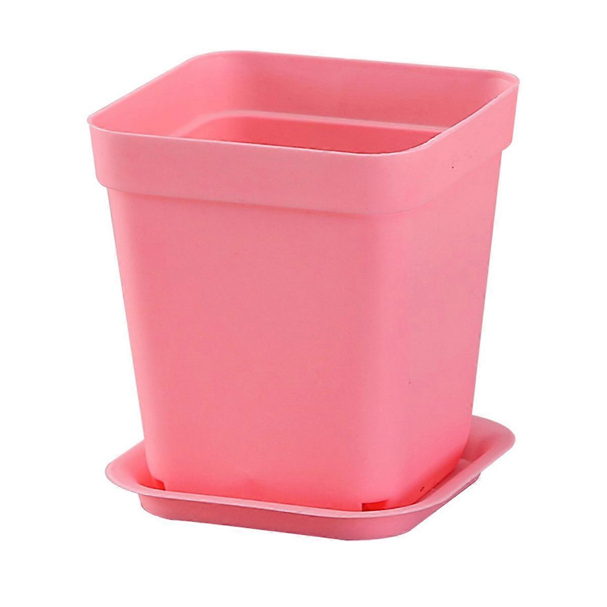 Plastic Flower Pot Square Mini Decorative Planters for Plant 48Pcs