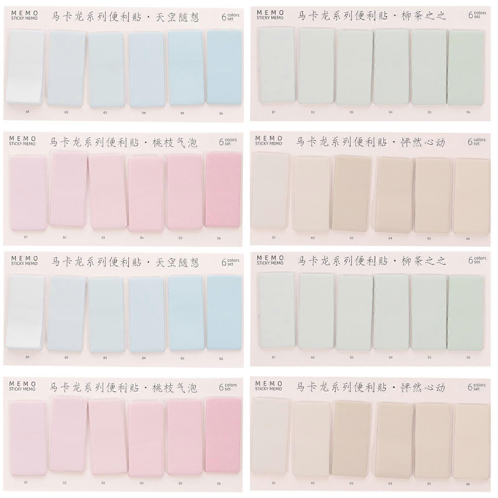 Colored Index Tabs Multipurpose Book Stickers for Classification 4800Pcs