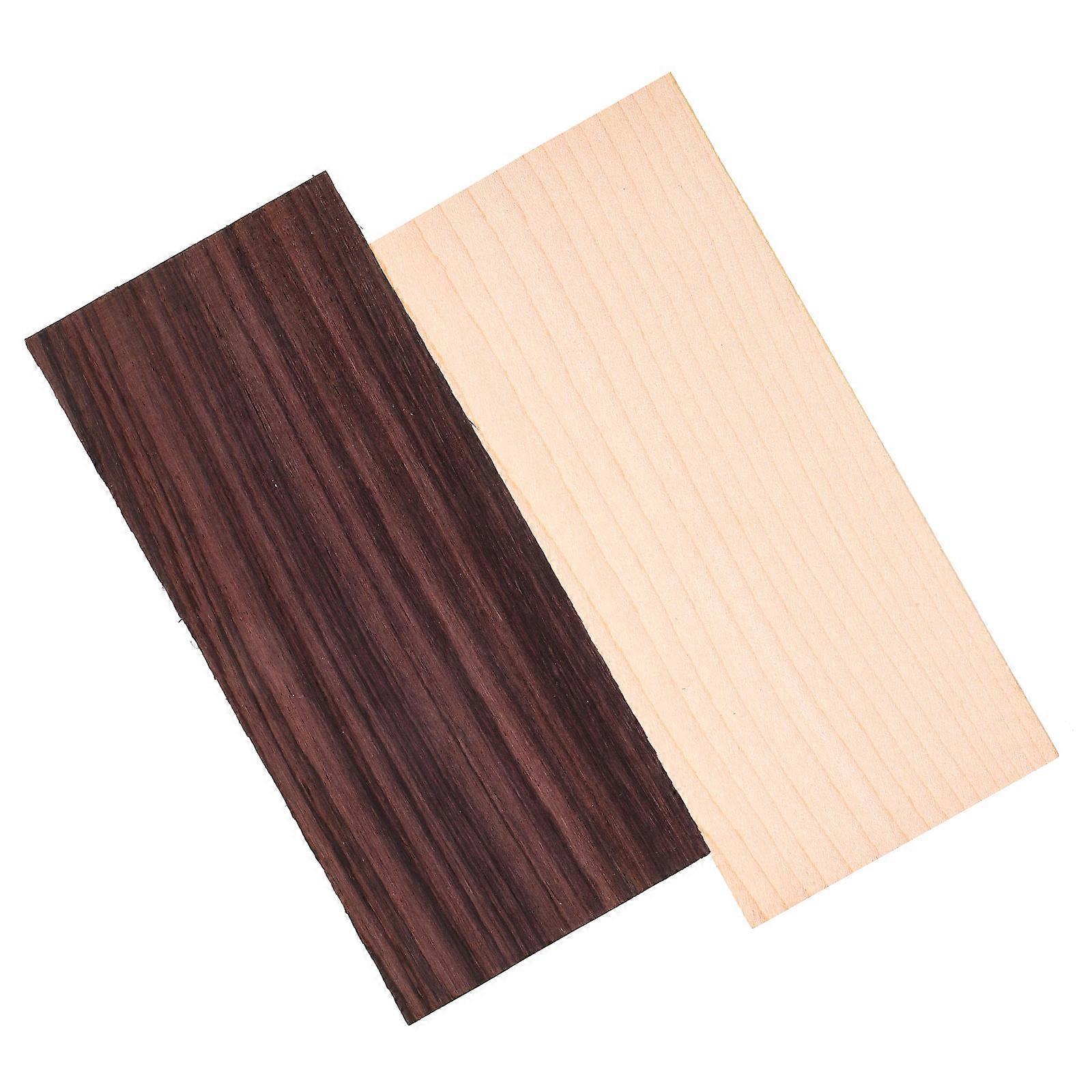 Decorative Guitar Head Veneers 10 Pcs Crafted From Wood For Musical Instrument Maintenance Assorted Color Rectangular Functionality