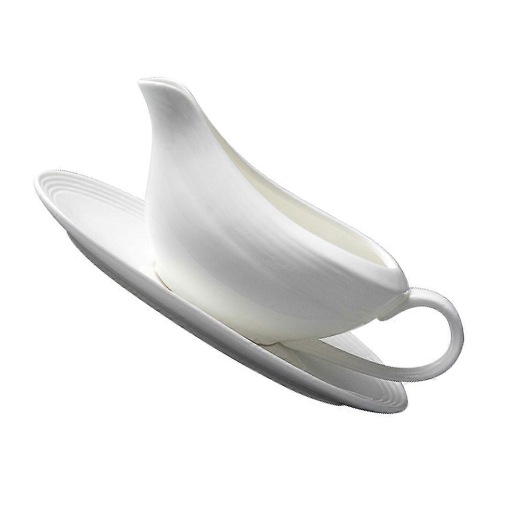 White Ceramic Sauce Cup for Kitchen Use 2Sets Sauce Containers