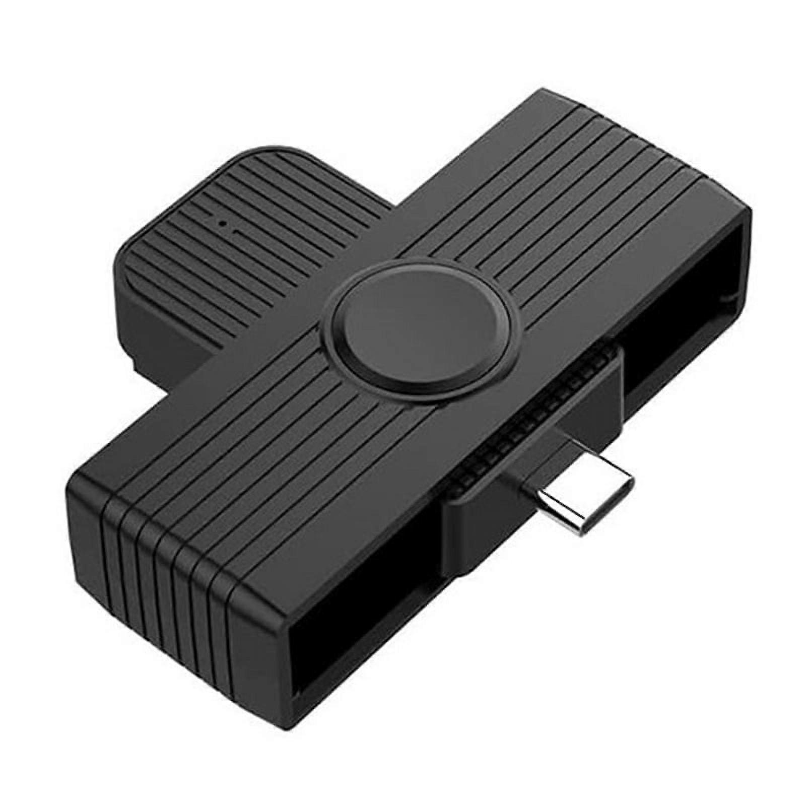 Type C Smart Card Reader Smart Card/SIM/ID/ Card Smart Card Reader Adapter for Phones PC Computer