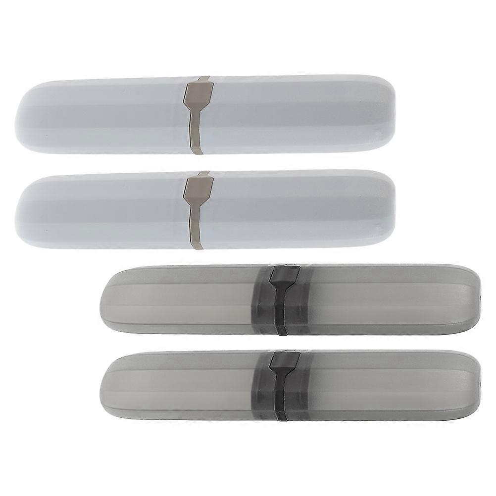 Travel Toothbrush Container Plastic Holder for 20Pcs Portable Use