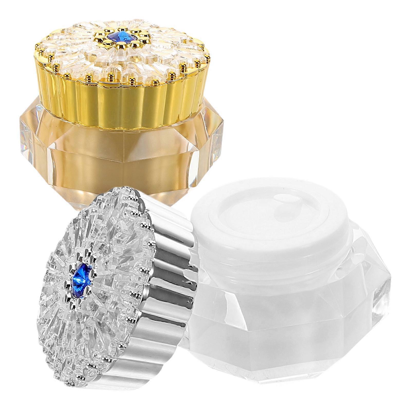 Travel Cream Jars for Skincare with Leak Proof Design 4Pcs Set
