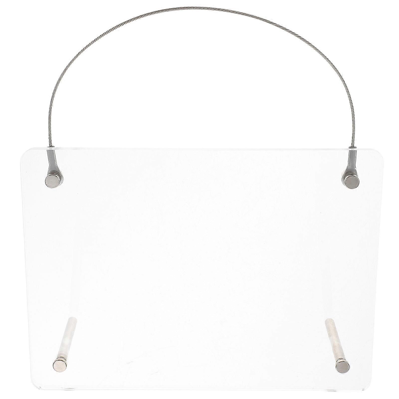 Frameless Acrylic Picture Frame for Wall Mounting 5Pcs Set