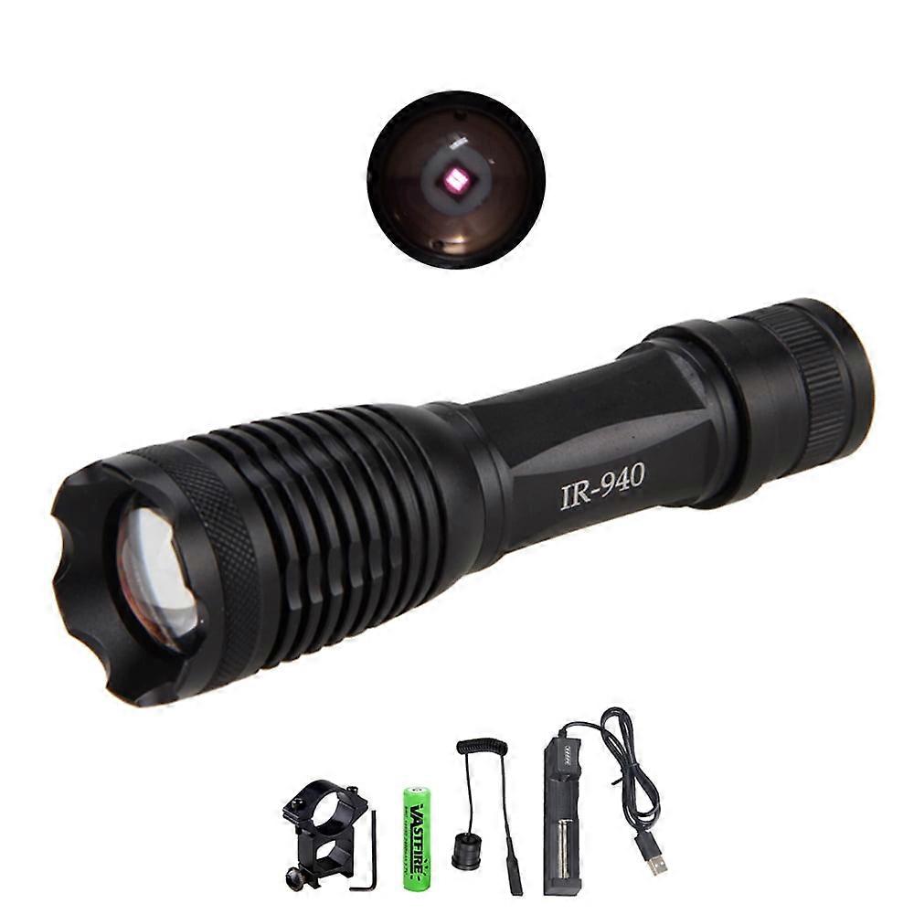 Vastfire 940nm IR Flashlight Adjustable Focus for Night Vision device