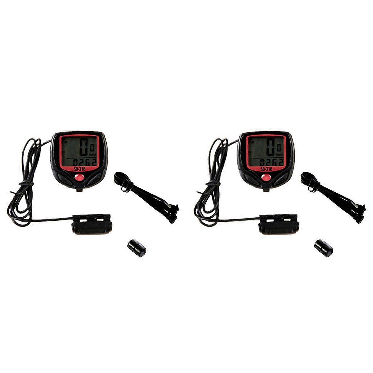 Waterproof Bike Computer Bicycle Meter Odometer Wired Stopwatch