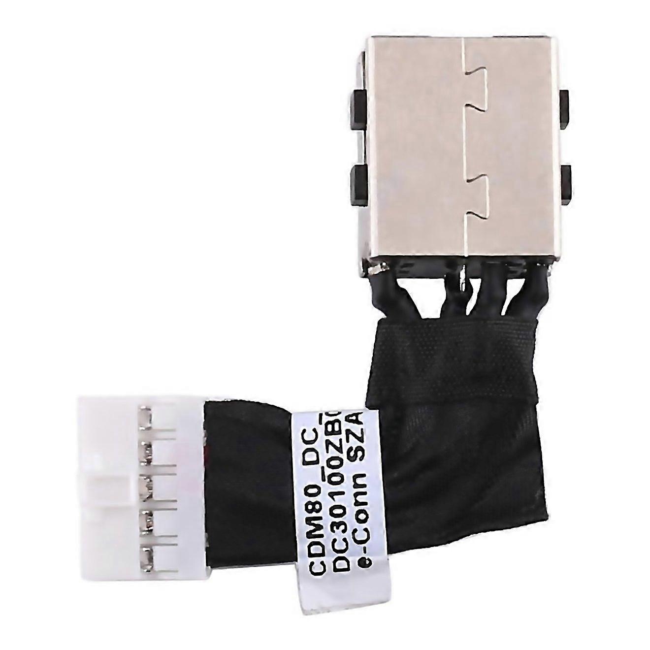 For Power Jack Connector With Flex Cable For Dell Latitude E5580 M3520 098c6h