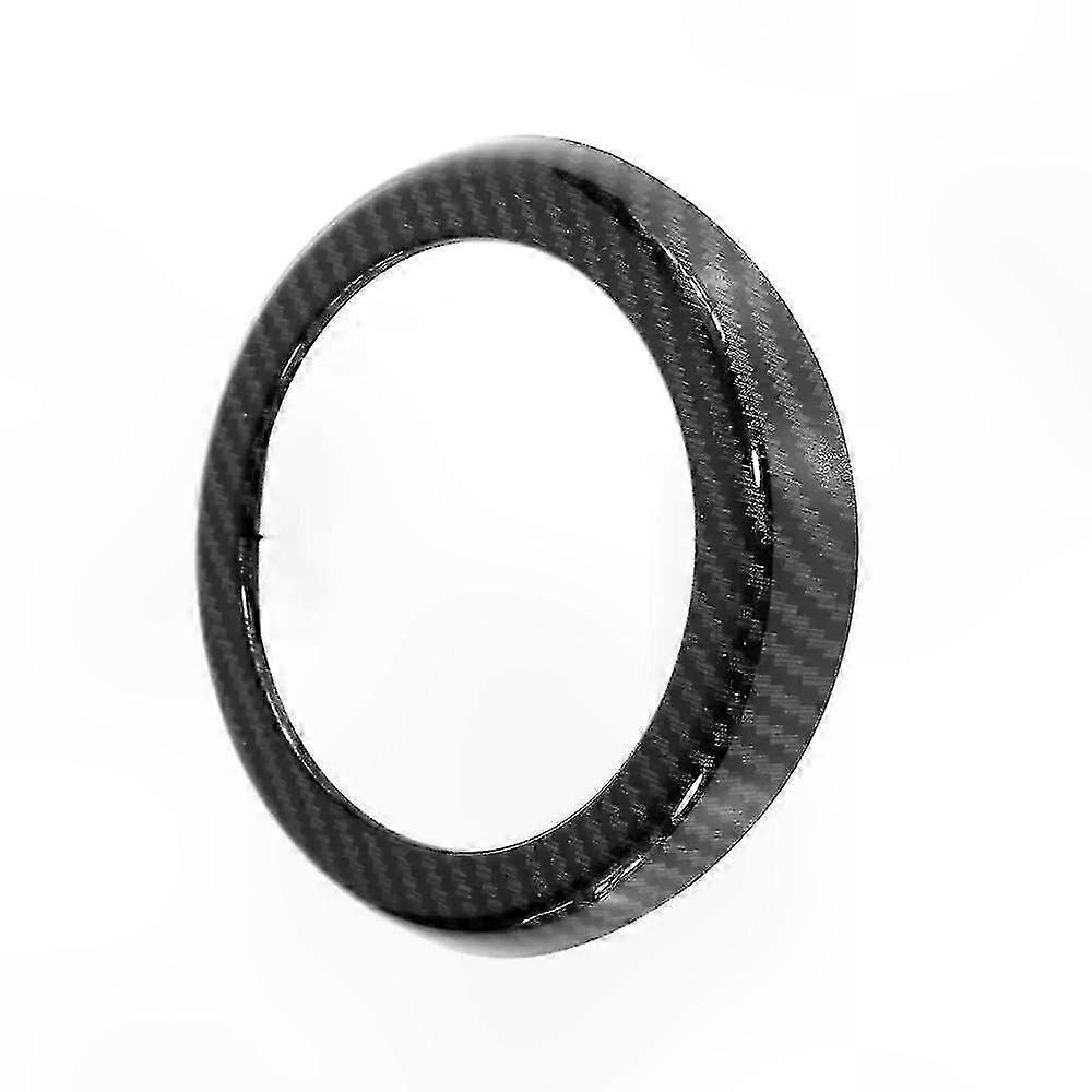 Matte Black Rear Badge Ring Frame Cover for X5 X6 X5m F15 F16 F85 F86 SUV Emblem Decoration Trim External Back Logo Accessory