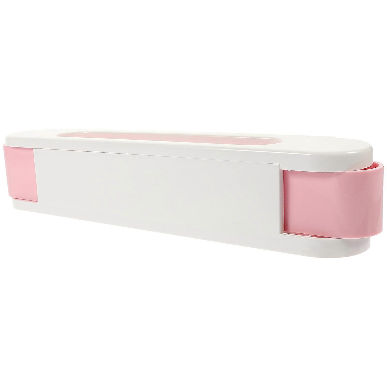 Pink Shoe Rack Wall Mounted for Storage Use 3Pcs Folding Slipper Holder for Entryway