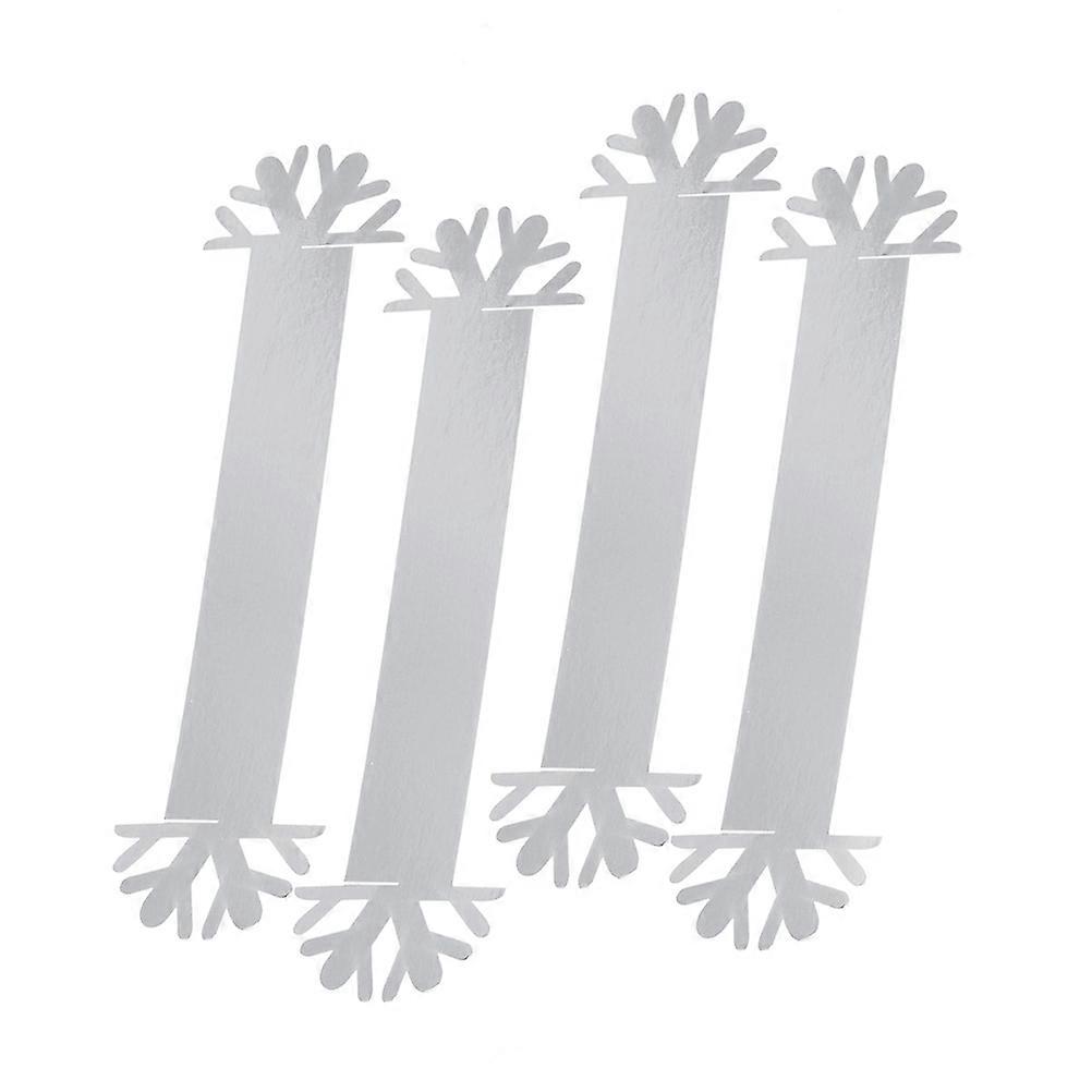 Serviette Buckles Silver with Unique Snowflake Design 75Pcs for Party