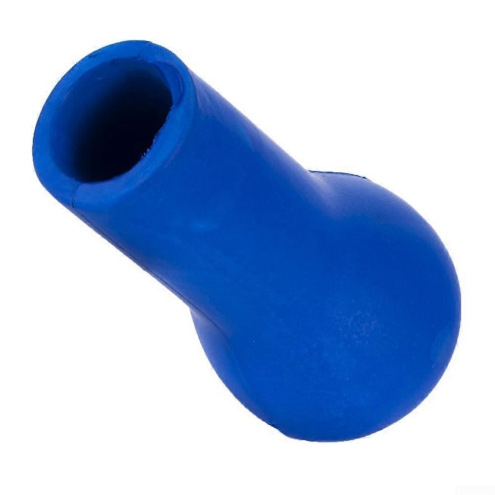 ShockAbsorbing Spherical Fishing Rod Holder For Outdoor Angling PU Material 3.8 cm Inner Diameter 15.5 cm Length Blue