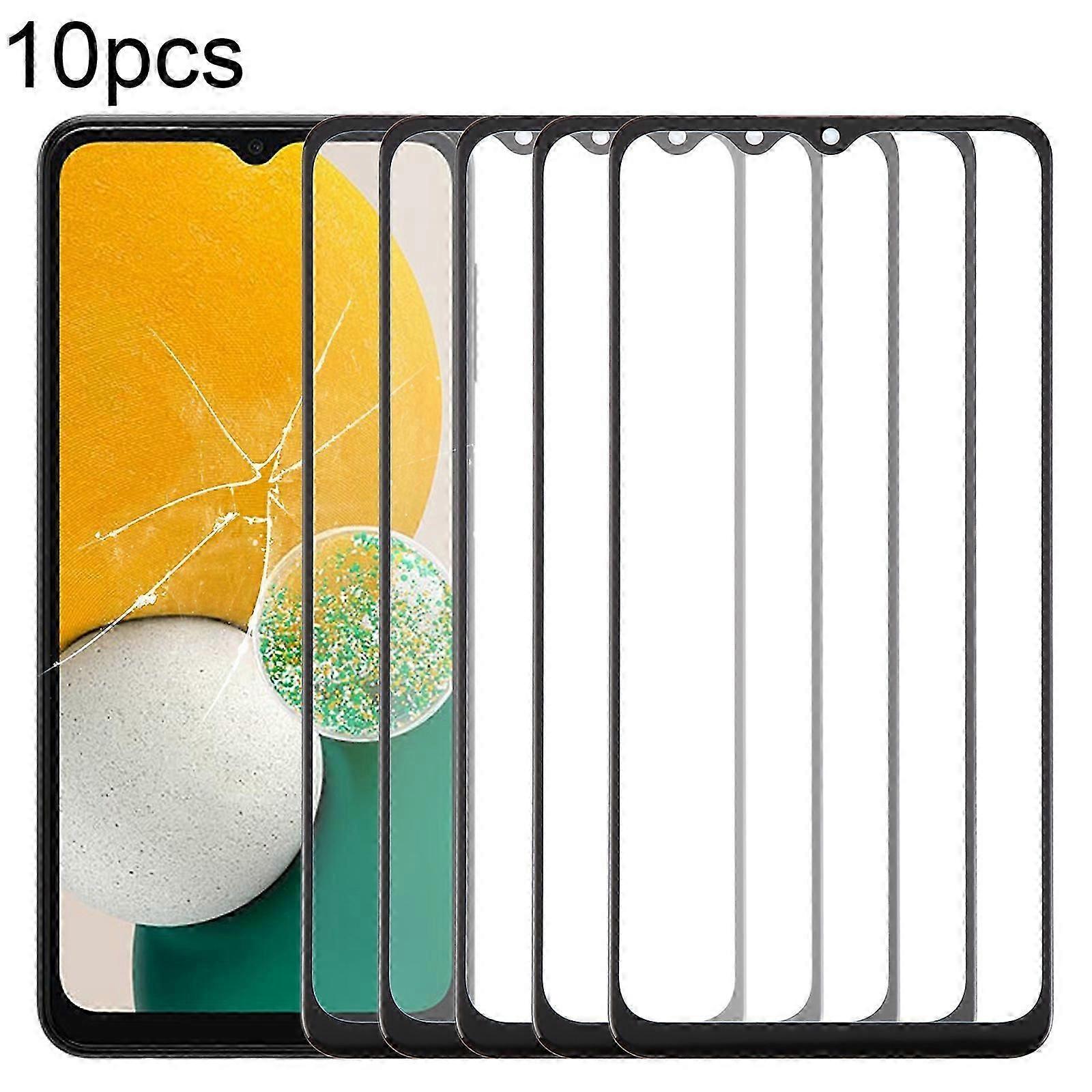 For Samsung Galaxy A13 5G SM-A136B 10pcs Front Screen Outer Glass Lens with OCA Optically Clear Adhesive