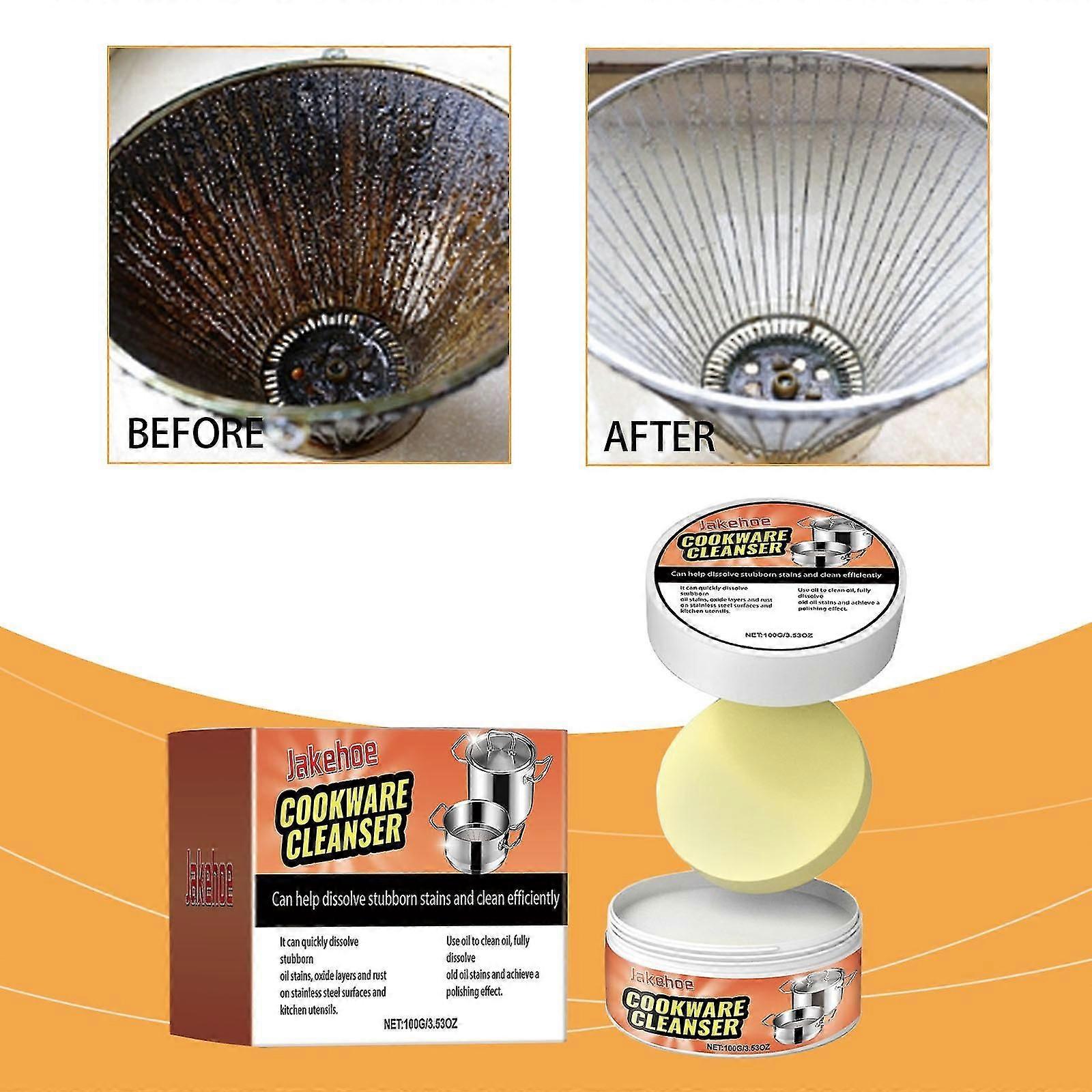 . It Can Quickly Dissolve Stubborn Oil Stains Oxide Layer And Rust On Stainless Steel Surfaces And Kitchen Utensils 100g FLYE246481