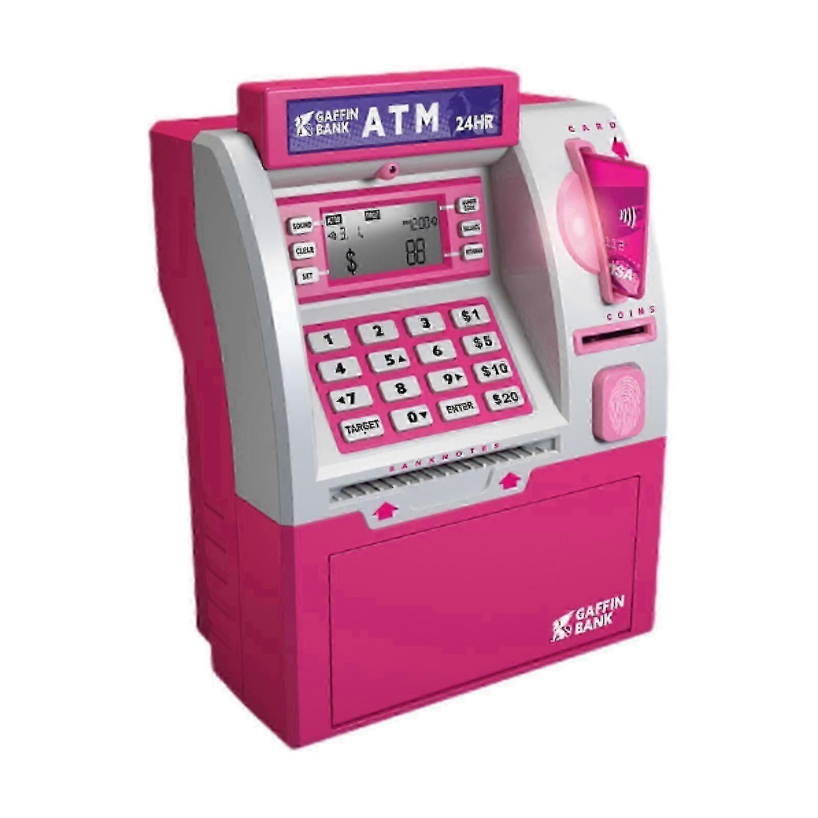 Smart Password ATM Piggy Bank for Home Office Hotel Savings Box with Lock Design