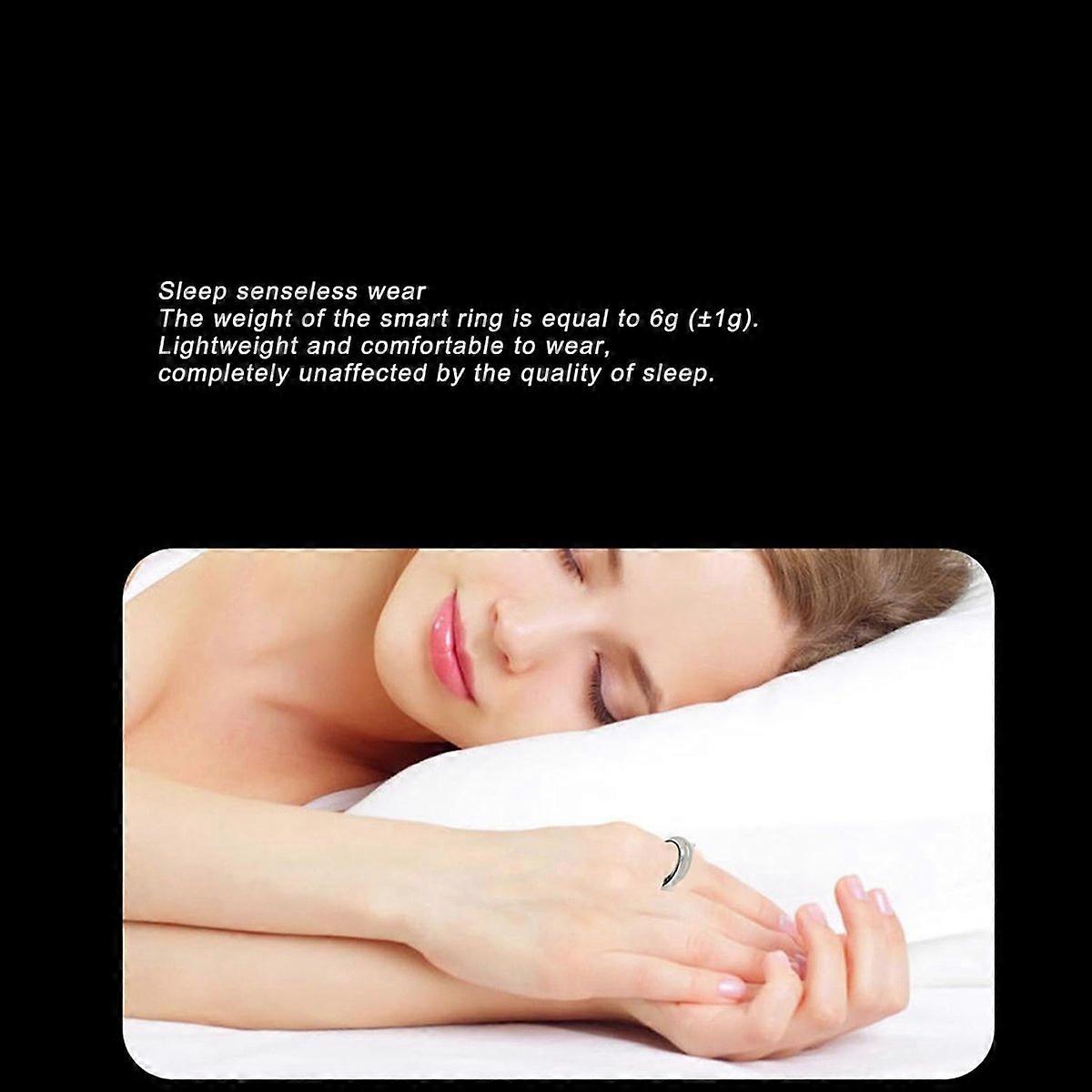 Smart Health Tracker Ring with Heart Rate & Sleep Monitor