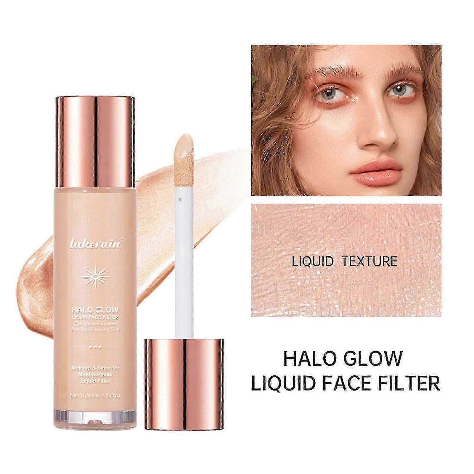Liquid Face Filter with Shimmer Finish Long Lasting Lightweight Highlighter for a Radiant & Refreshed Glow