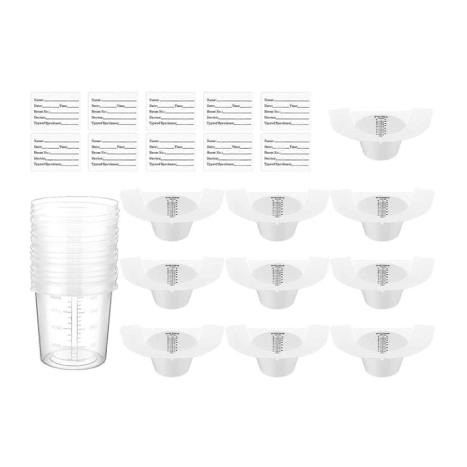 Spill Guard Urine Collection Funnel Urine Collection Hat For Home Toilets Portable Compact Design Wellness Tracking Multicolor