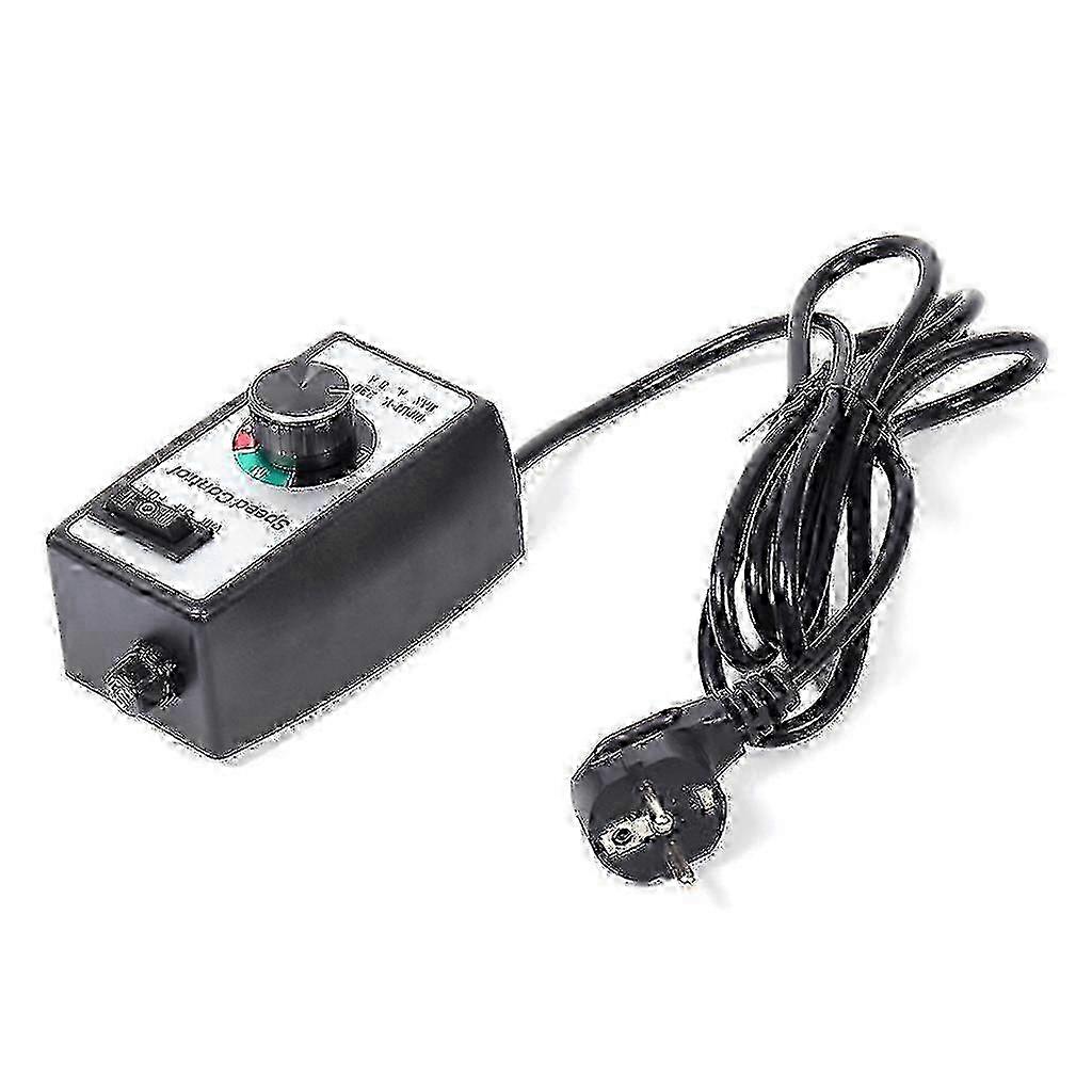 230V EU Plug Stepless Motor Speed Controller for Fan - Dimmer Adjuster, Ideal Gift