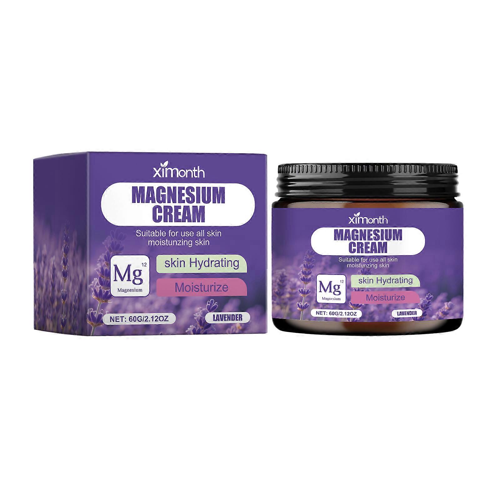 Ximonth Sleep Magnesium Cream Relaxes Your Body Muscles Before Sleep, Moisturizes And Nourishes, And Is A Daily Magnesium Cream For A Comfortable Nigh