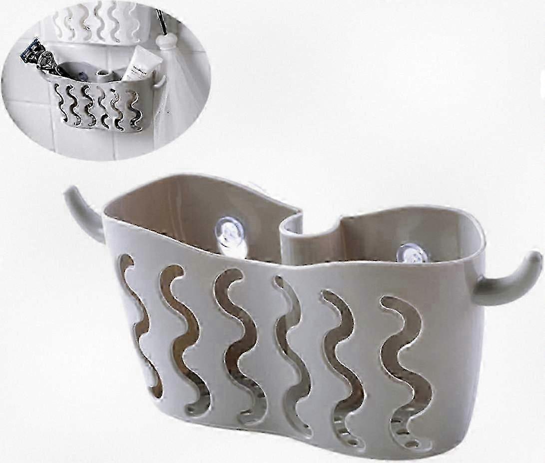 Plastic Sponge Drainer Storage Basket with Suction Cup for Efficient Dish Draining in the Kitchen